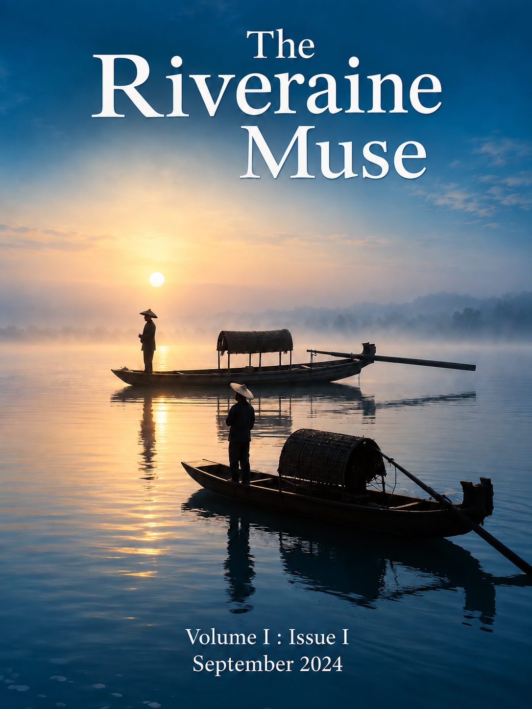Cover of The Riveraine Muse, Vol. 1, Issue 2, September 2024.